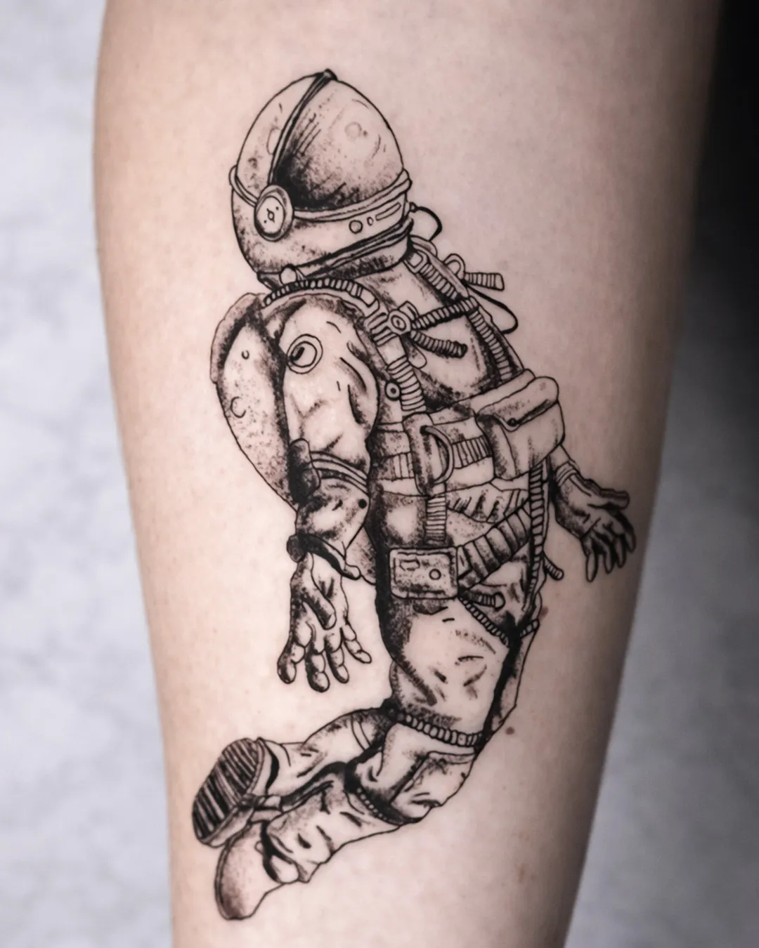 Tatouage réalisé par Christina