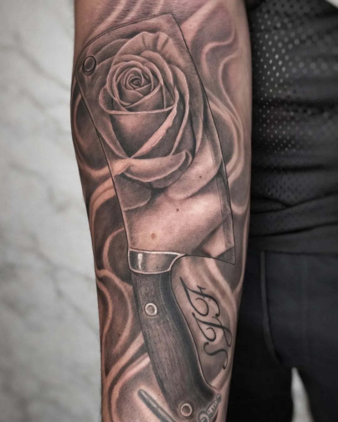Tatouage réalisé par David