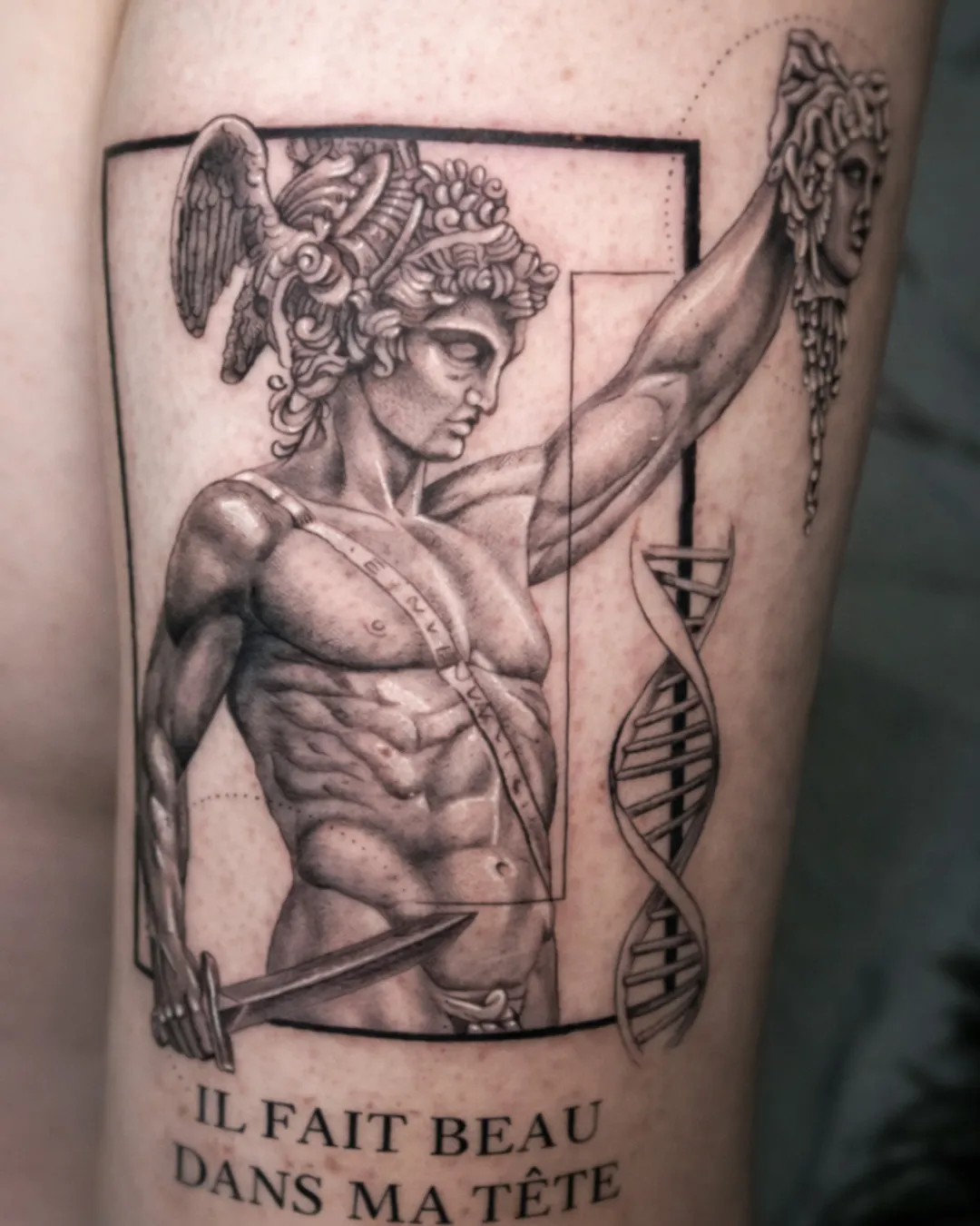 Tatouage réalisé par David