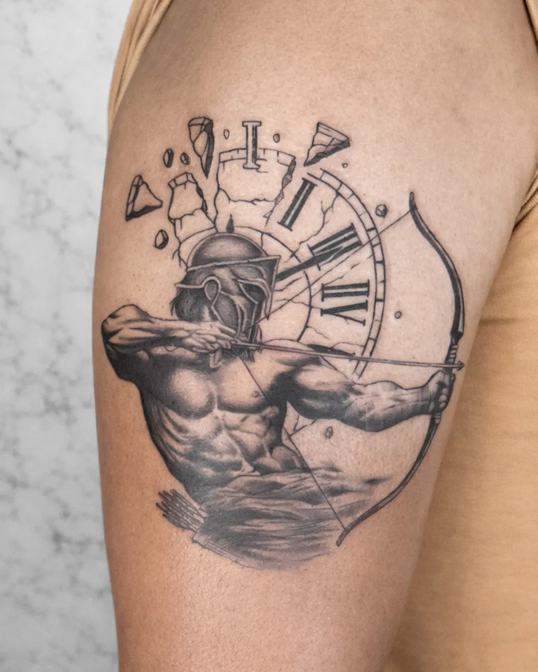 Tatouage réalisé par David