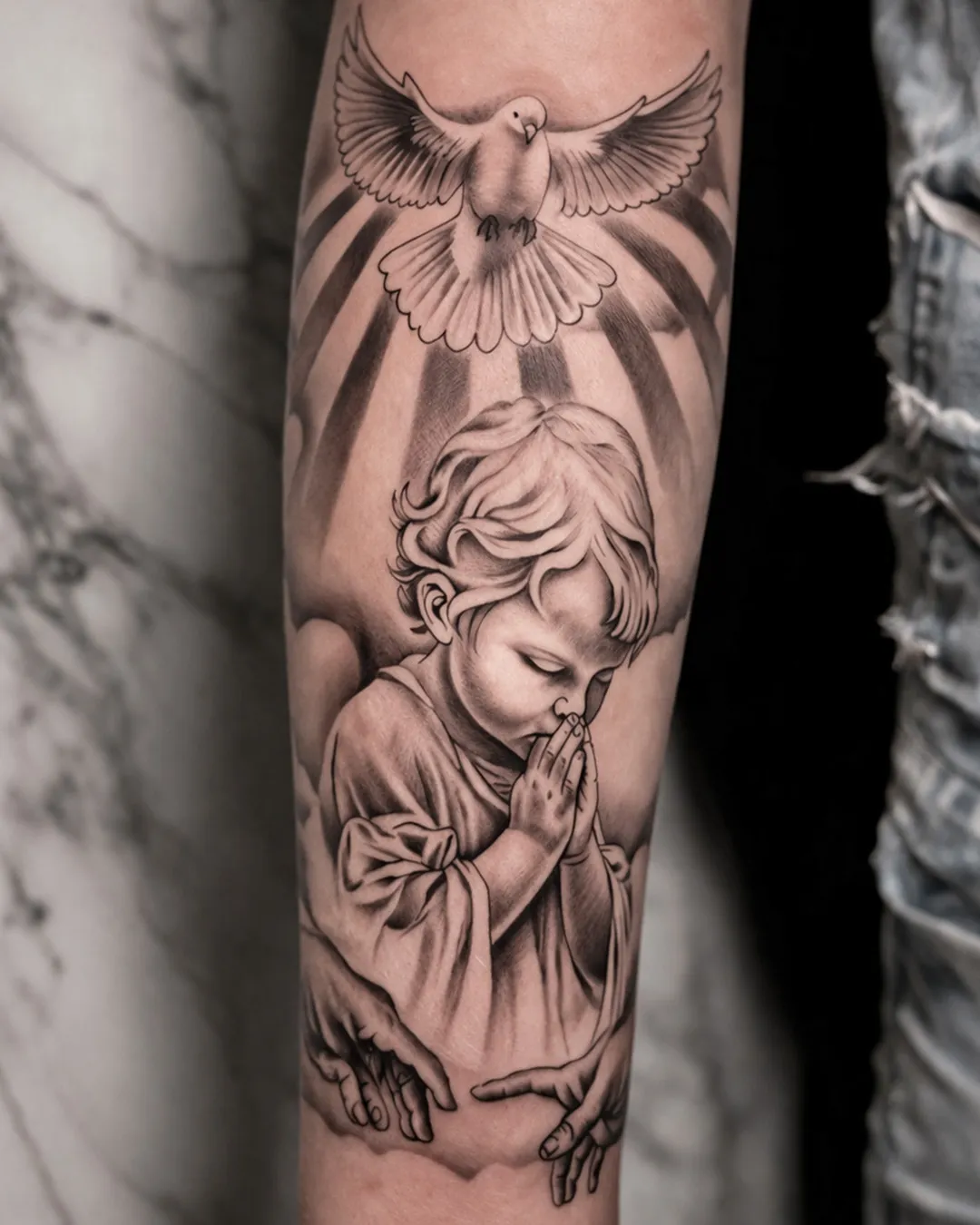 Tatouage réalisé par David
