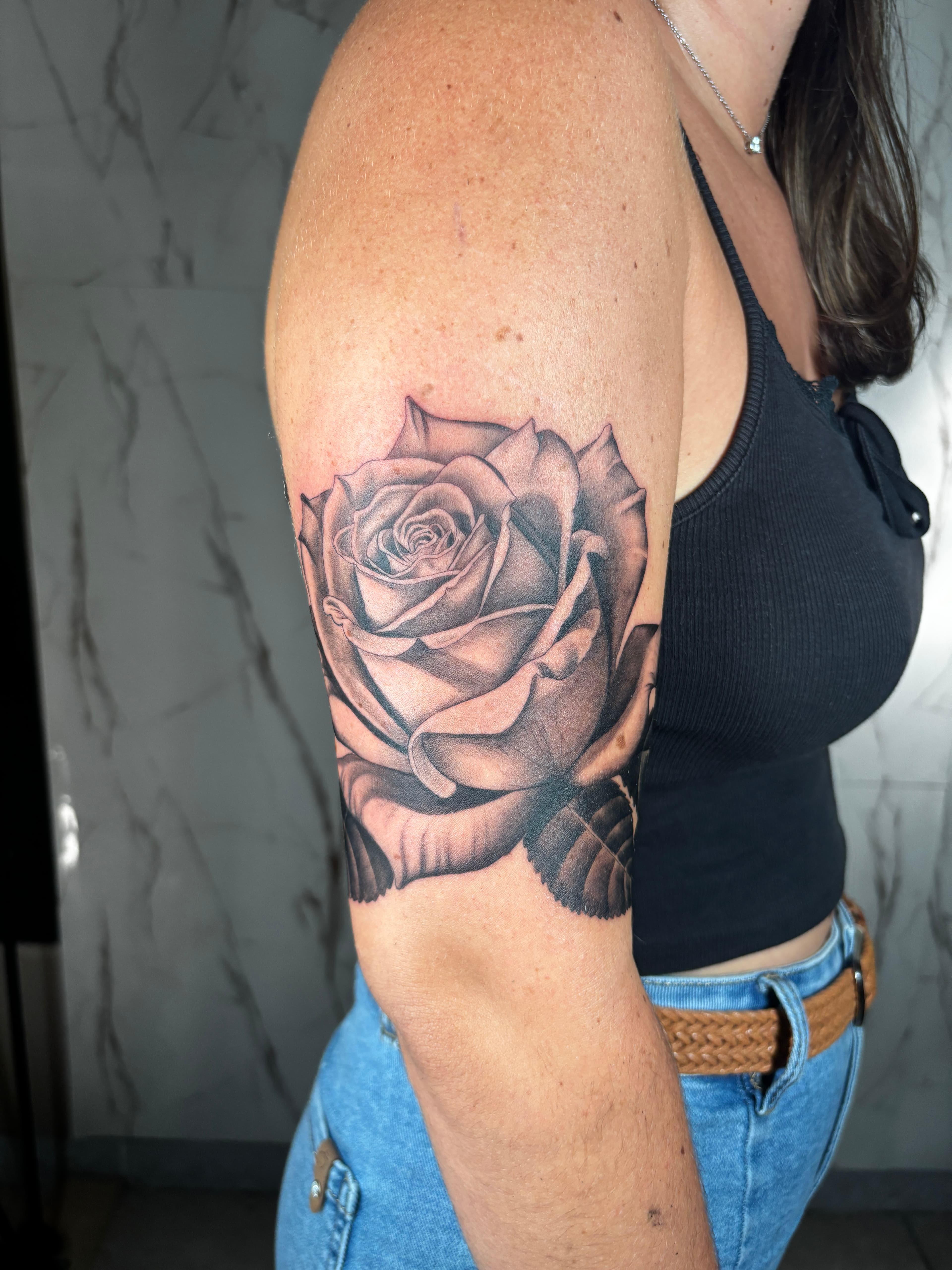 Tatouage réalisé par David — Réalisme