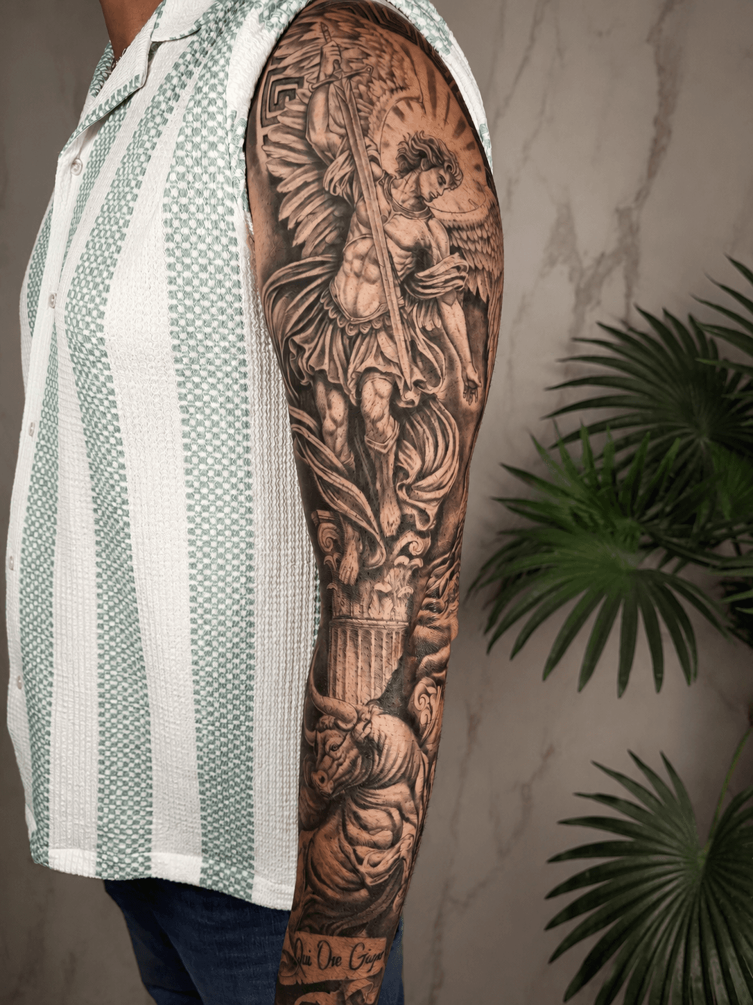 Tatouage réalisé par Mathieu
