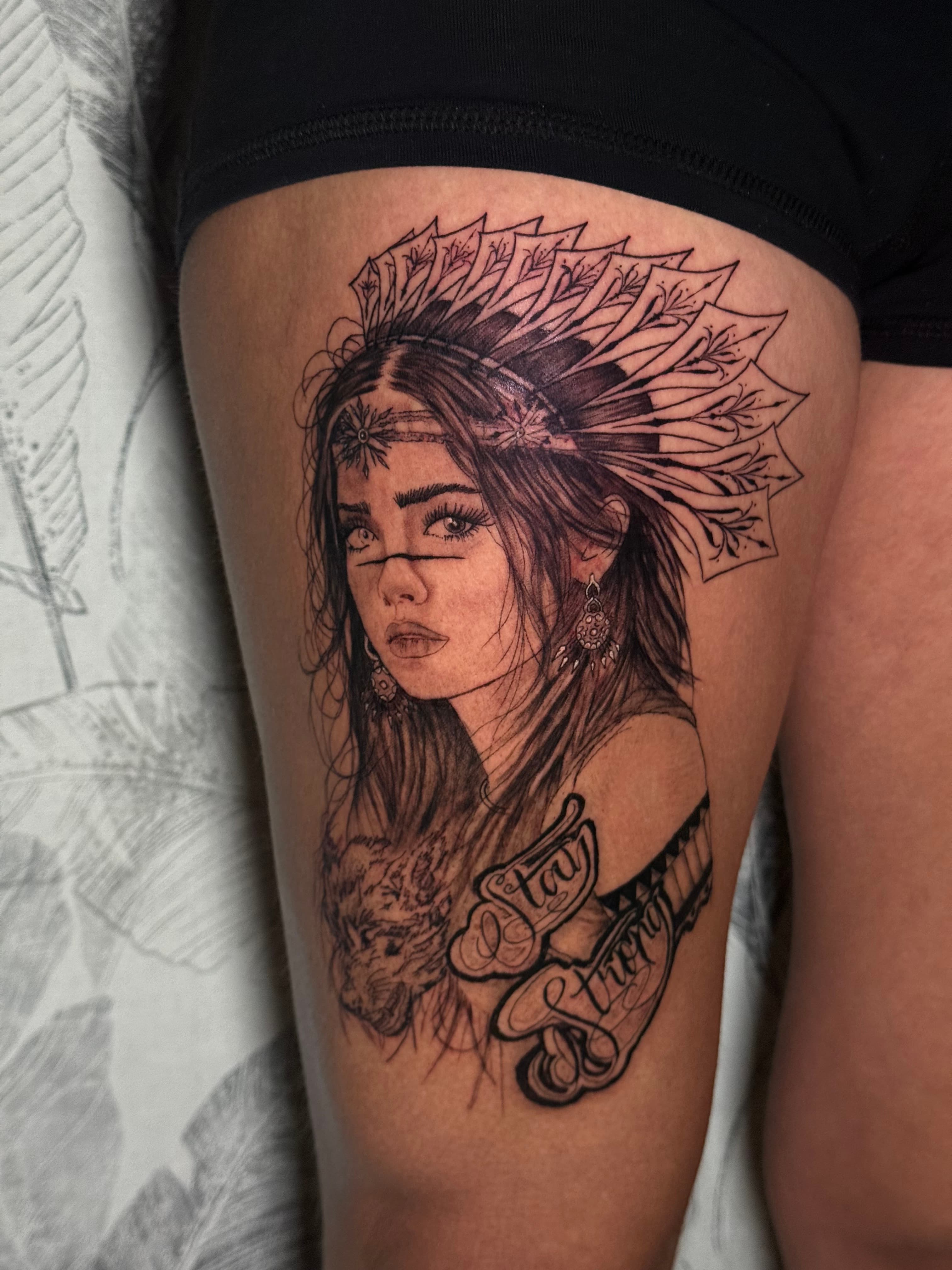 Tatouage réalisé par Boris — Réalisme
