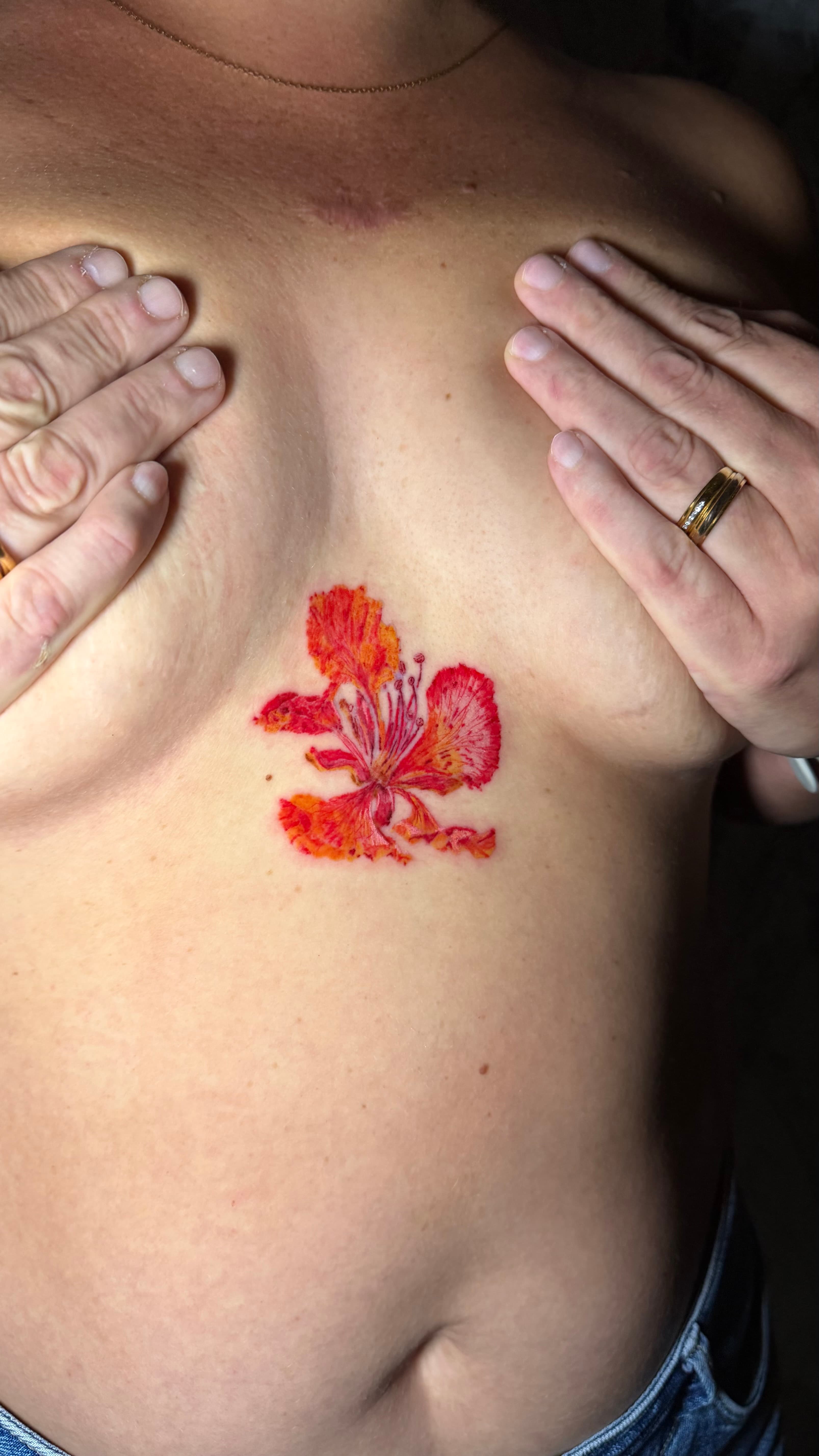 Tatouage réalisé par Boris — Floral