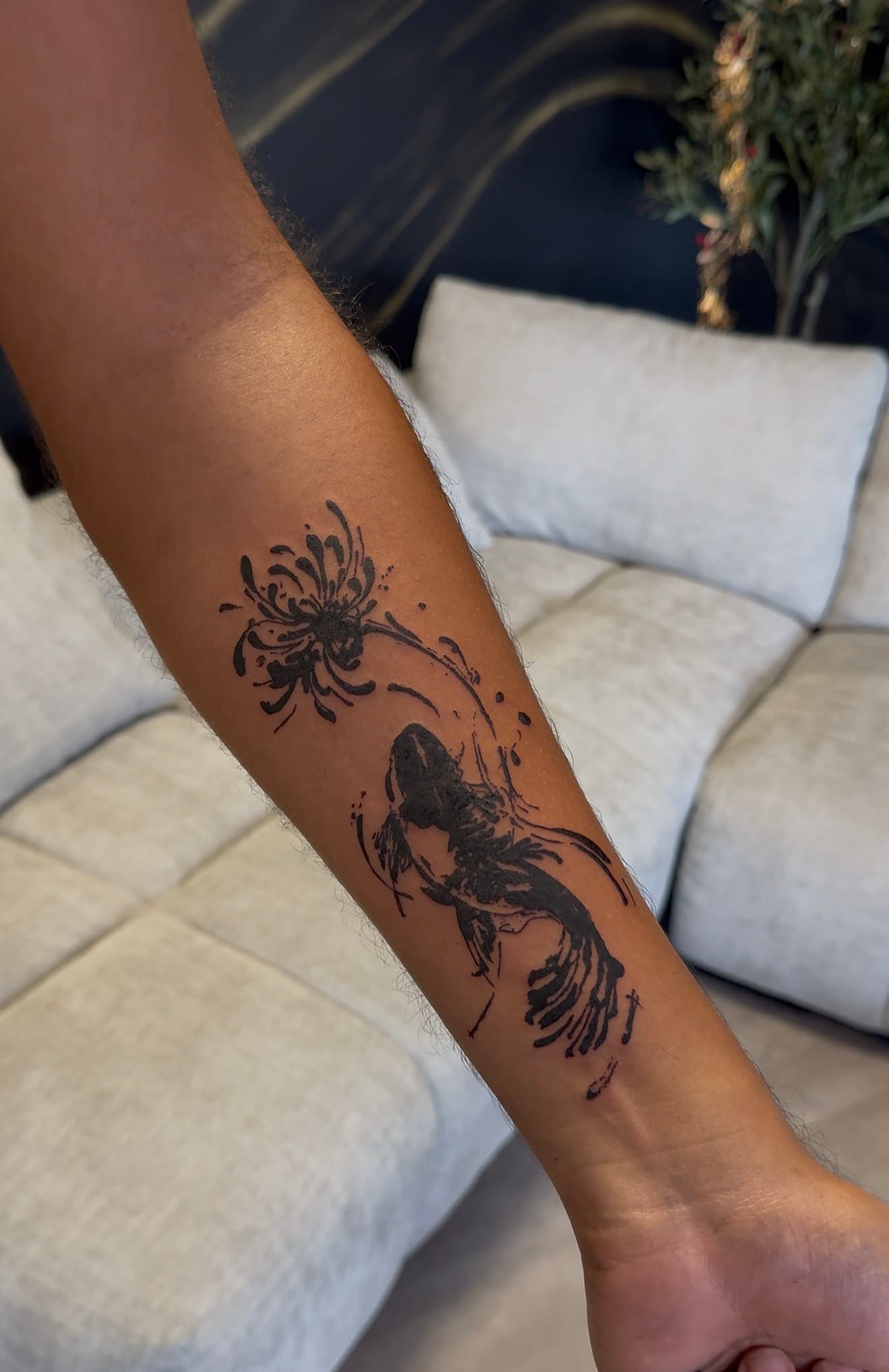 Tatouage réalisé par Boris — Blackwork