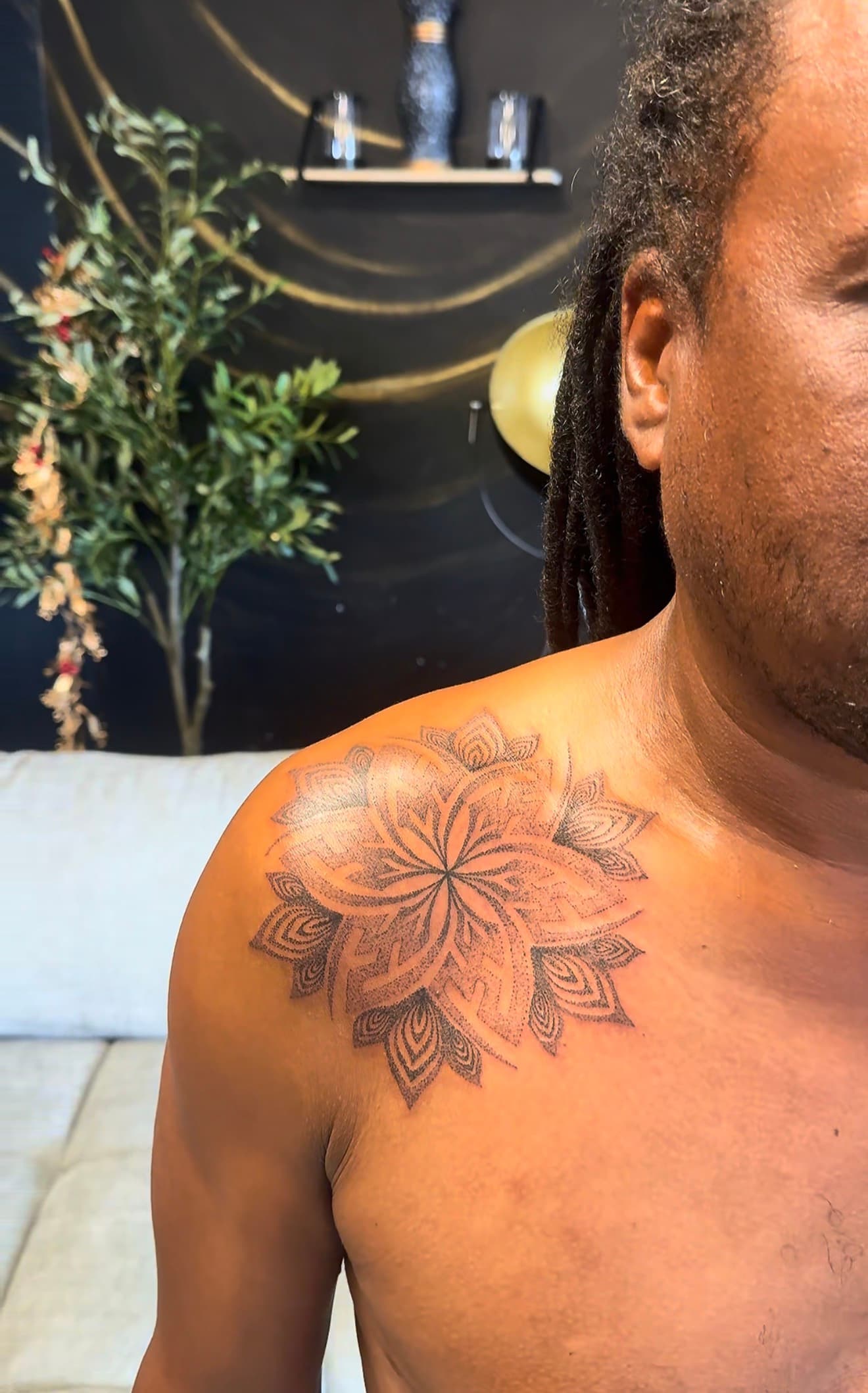 Tatouage réalisé par Boris — Géométrique